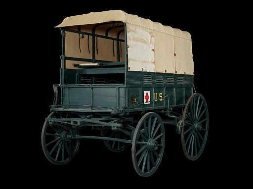 Ambulance used during the Spanish-American War, 1898