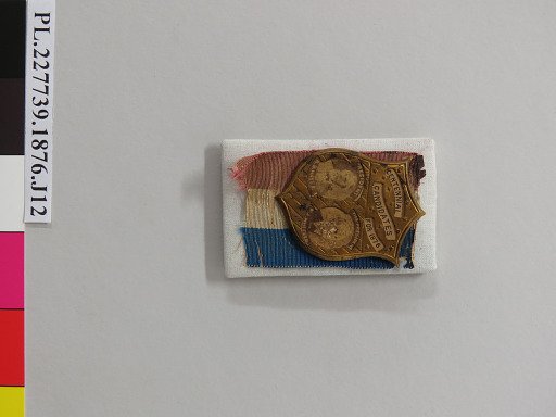 Hayes/Wheeler Campaign Badge, 1876