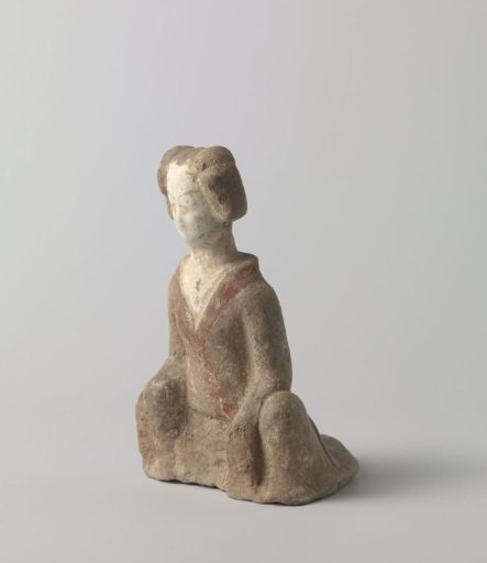 Tomb figure of a squatting woman