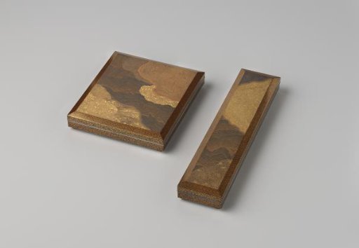 Set of Boxes with Fragments of Patterned Paper