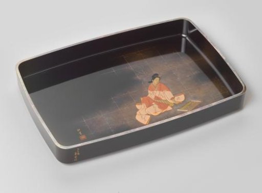 Serving tray 'Customs of the Keichō period'