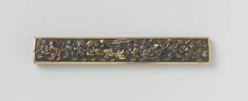 Sword knife hilt with procession