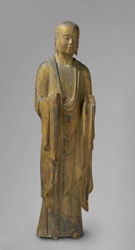 Statue of a standing monk
