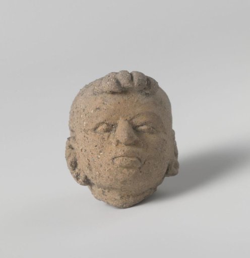 Sculpture Depicting a Boy's Head