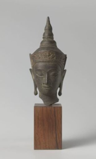 Head of a Buddha image