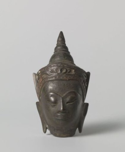 Head of a Buddha statue