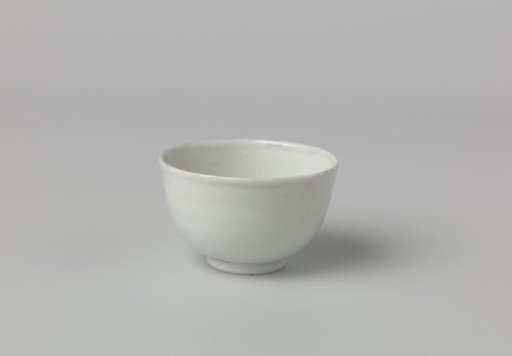 Bowl with a white glaze