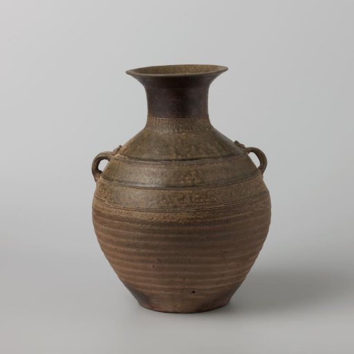 Vase with C-shaped handles