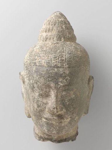 Head of a Buddha or god