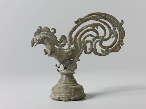 Bird with exuberant curls