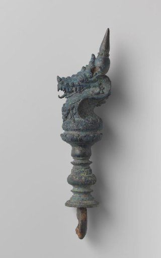 Ornament with a snake's head