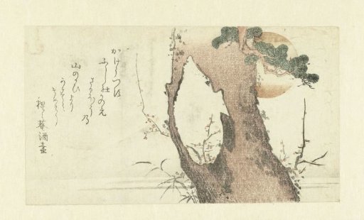 Fuji and a Pine Tree