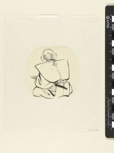Seated Man, Seen from Behind