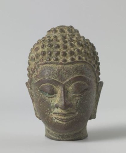 Fragment of a Buddha image