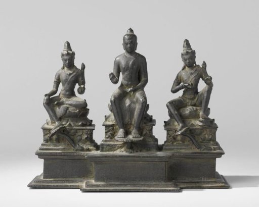 The Buddha Between Two Bodhisattvas