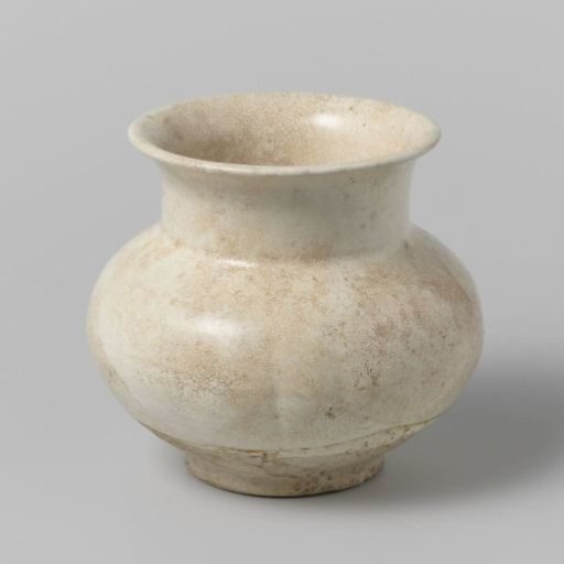 Jar with fluted sides