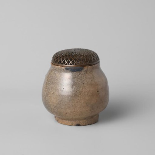 Incense burner with a copper cover