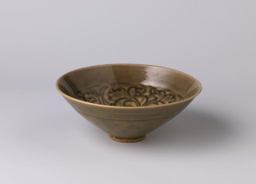 Bowl with floral scrolls
