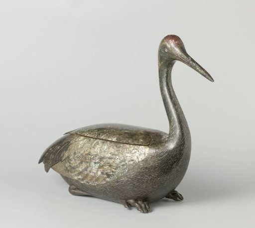 Container in the form of a crane