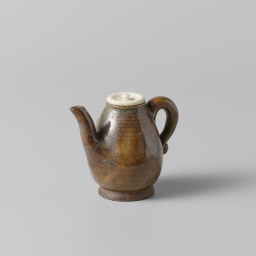 Small ewer with a lightbrown glaze