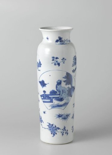 Seven sleeve vases