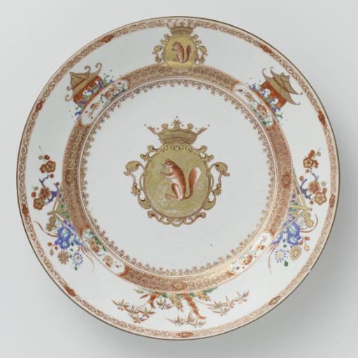 Plate with the coat of arms of the Sichterman family
