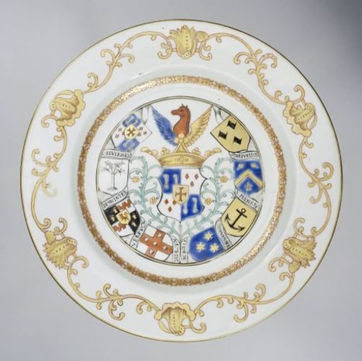 Plate with the arms of the Reverhorst family