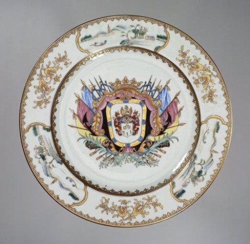 Plate with the arms of the Ver Heull family