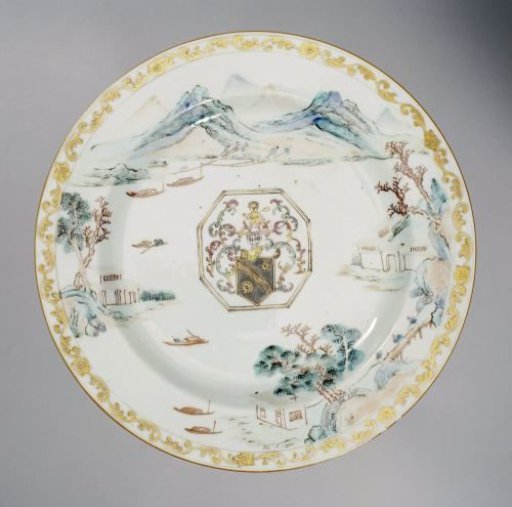 Plate with the arms of the Beekman family