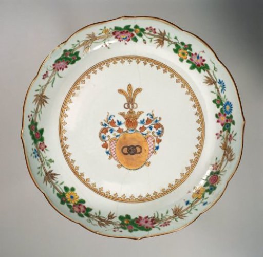 Sauver-dish with the arms of the Zurmegede family