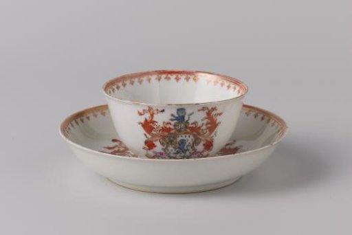 Saucer with the arms of the Edwards family