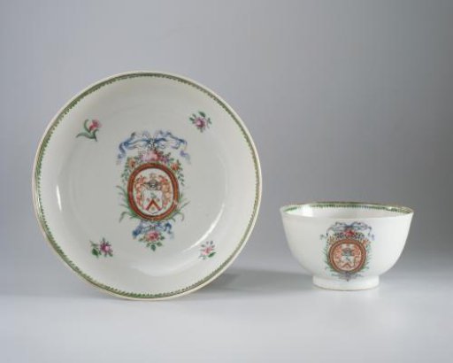 Saucer with the arms of the Kikkert family