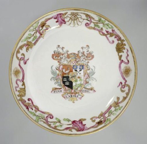 Saucer with the arms of the Certon family
