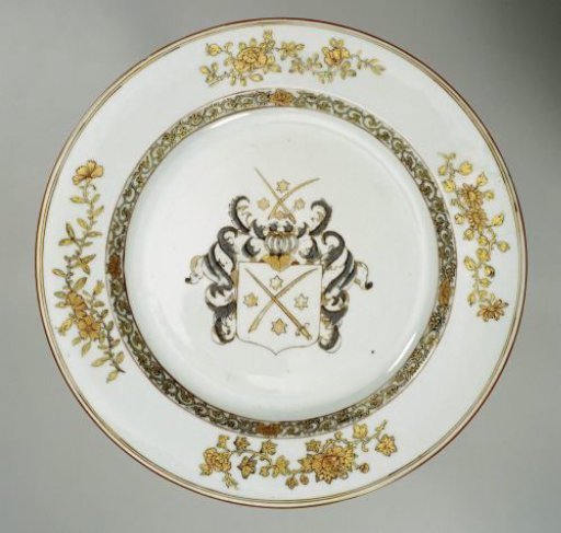 Plate with the arms of the Bijnkershoek family