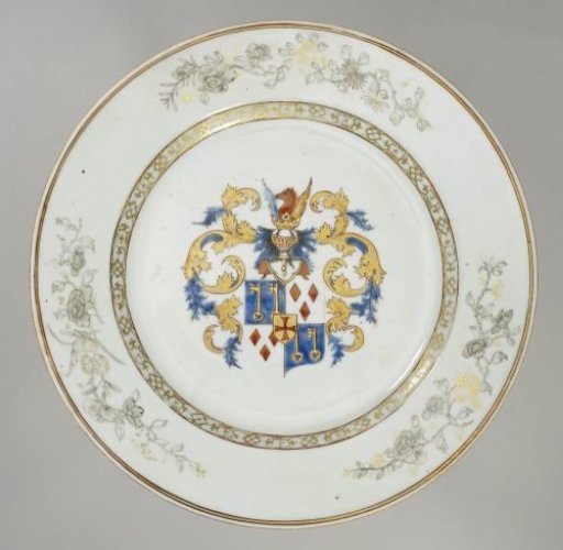 Plate with the arms of the Van Reverhorst family