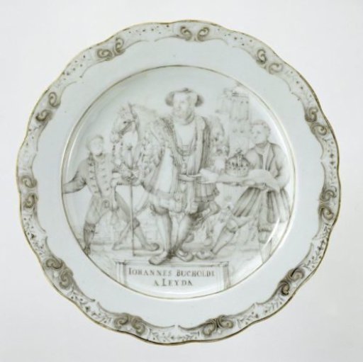 Dish with a portrait of Jan van Leyden