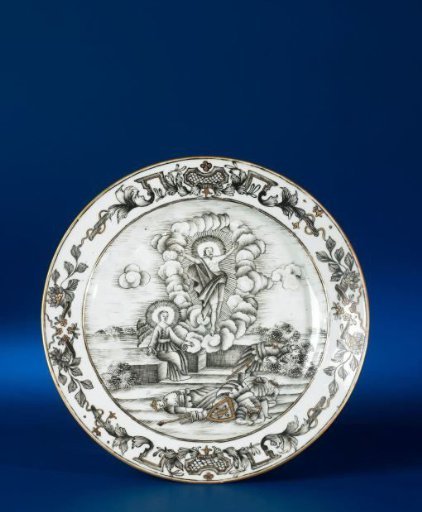 Plate with an image of the Ressurection of Christ