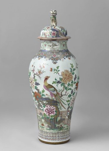 Two Covered Vases