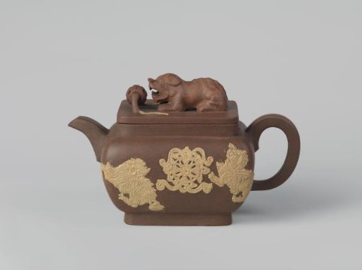 Teapot with a Decoration of Lions