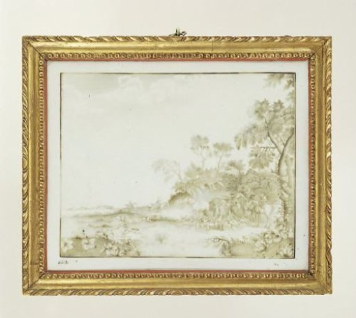 Pamel with a hunting scene