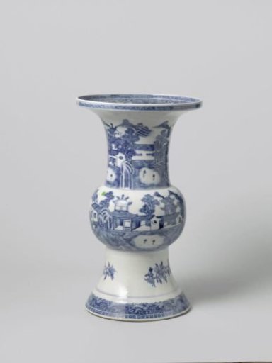 Vase with riverlandscapes