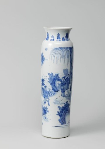 Vase (roller wagon) with a Company in a Landscape