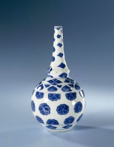 Rosewater sprinkler or bottle with roundels and lozenges