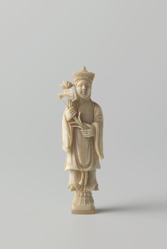 Cachet with an ivory handle in the shape of a Chinese woman
