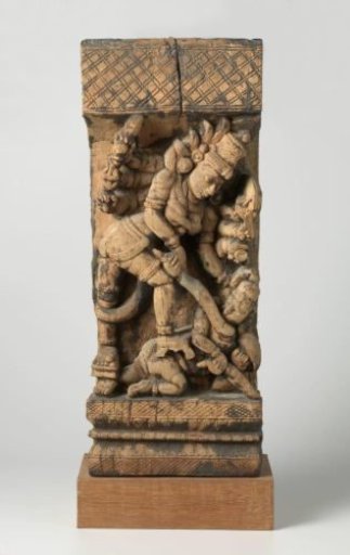 Relief of Durga Killing a Demon