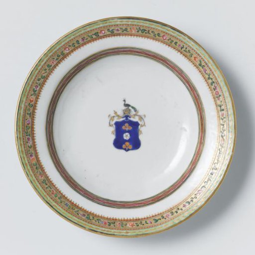 Plate with the arms of the Van Idsinga family