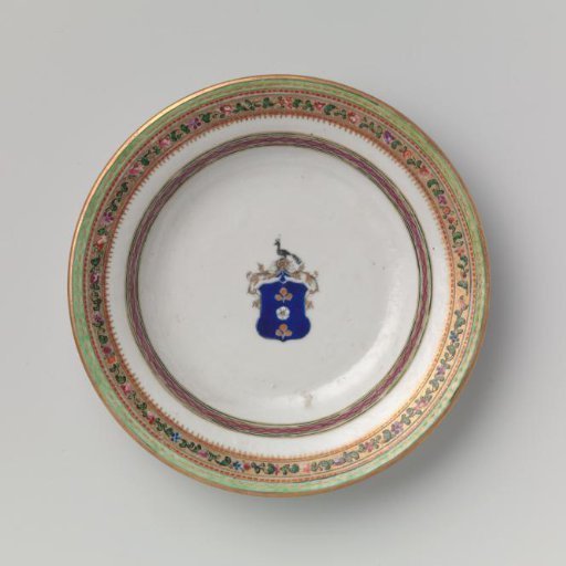 Plate with the arms of the Van Idsinga family
