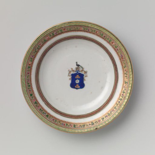 Plate with the arms of the Van Idsinga family