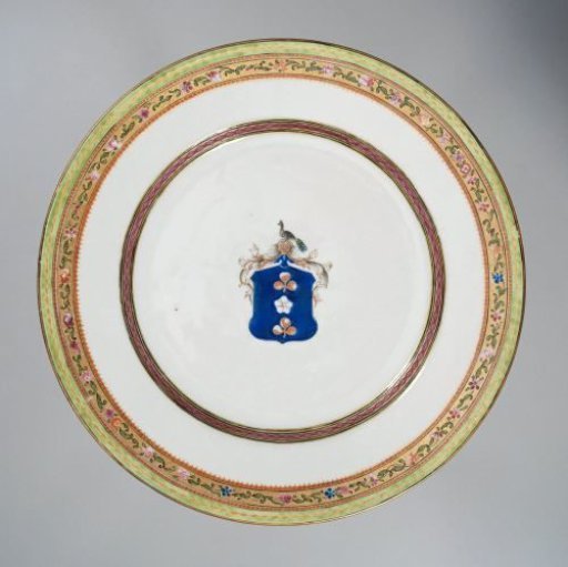 Plate with the arms of the Van Idsinga family