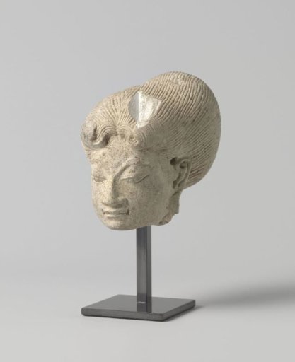Head of a celestial nymph